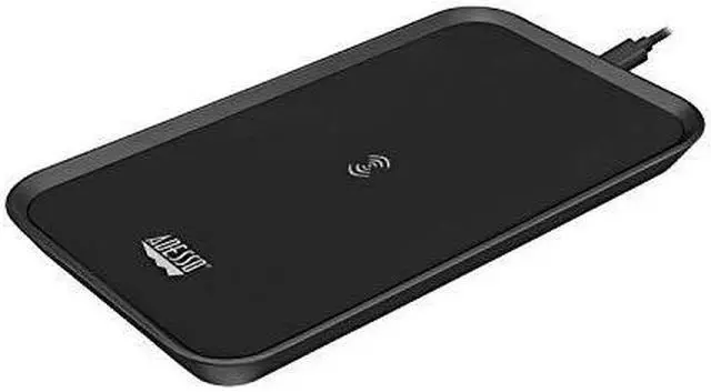 Alt view image 10 of 13 - Adesso AUH-1030 10W Max Qi-Certified 3 Coils Wireless Charging Pad