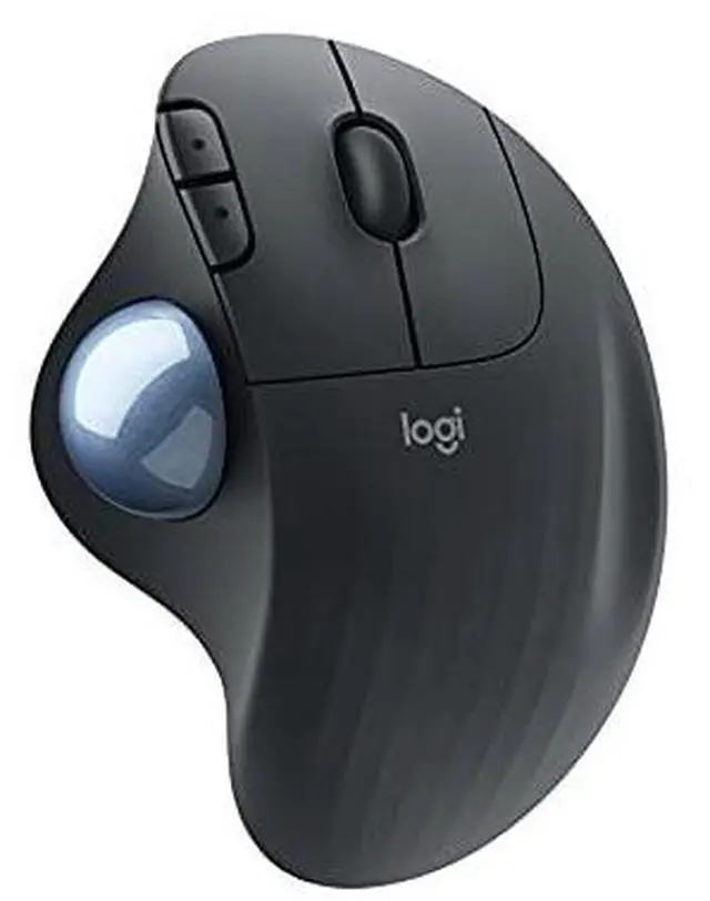 Alt view image 8 of 8 - Logitech ERGO M575 Wireless Trackball Mouse - Easy thumb control, precision and smooth tracking, ergonomic comfort design, for Windows, PC and Mac with Bluetooth and USB capabilities - Graphite