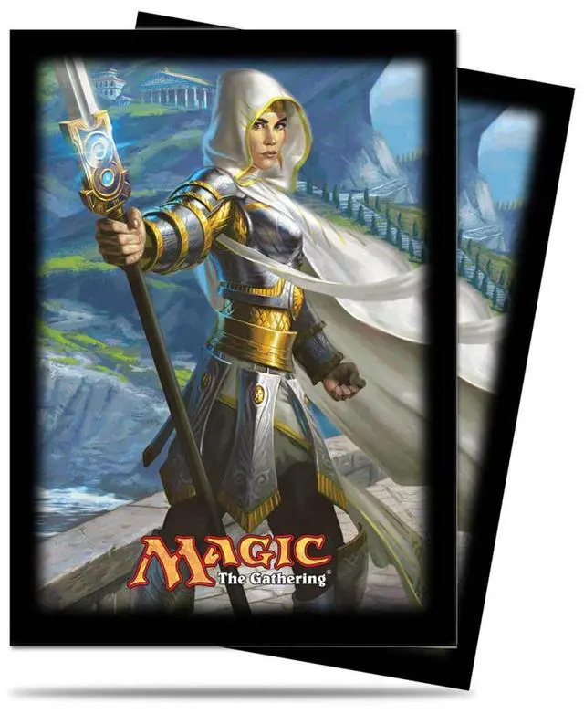 Alt view image 4 of 4 - Magic the Gathering Theros Elspeth Deck Protector Sleeves 80 Count