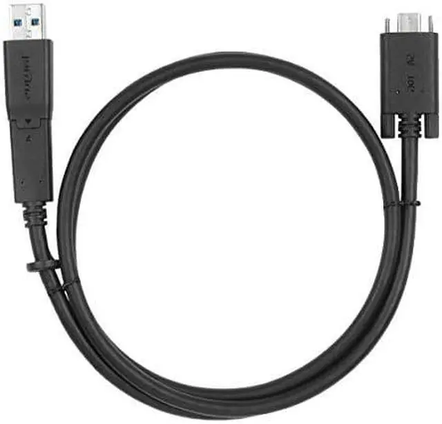 Alt view image 11 of 18 - Targus 1M USB-C Male with Screw to USB-C Male Cable with USB-A Tether ACC1133GLX