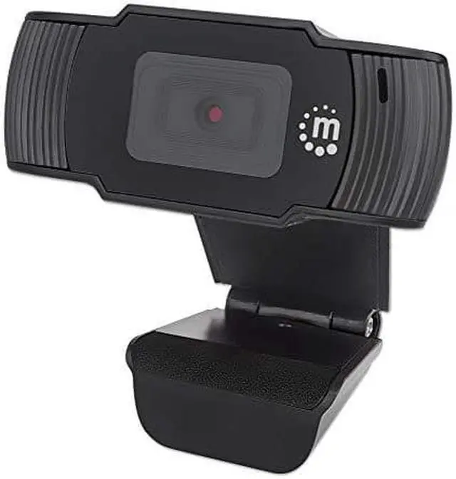Alt view image 17 of 20 - Manhattan 2 MP 1080p Full HD 30 fps USB Webcam with Microphone - Black