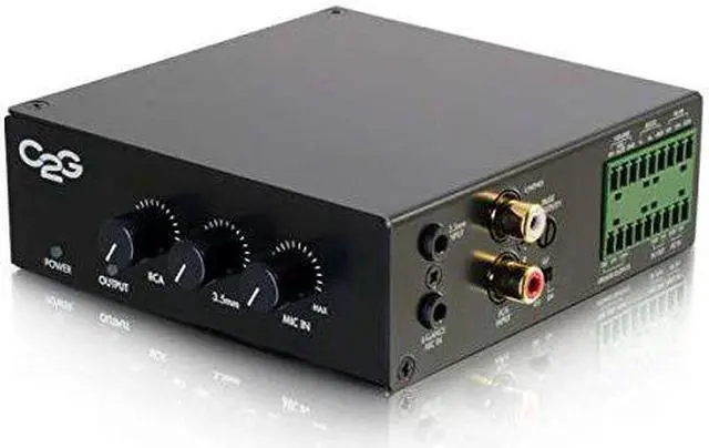 Alt view image 4 of 6 - 25/70V 50W AUDIO AMPLIFIER - PLENUM RATED (TAA COMPLIANT)