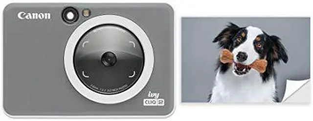 Alt view image 19 of 20 - Canon IVY CLIQ2 Instant Camera Printer, Charcoal, Matte #4520C003