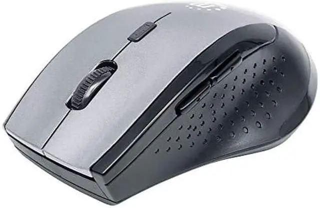 Alt view image 9 of 10 - MANHATTAN 179379 Curve Wireless Optical Mouse (Gray/Black)