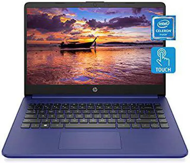 Alt view image 14 of 20 - HP 14 Series 14" Touchscreen Laptop - Intel Celeron N4020 - 4GB RAM - 64GB eMMC - Windows 10 Home in S mode- Indigo Blue  14-dq0050nr (47X80UA#ABA)