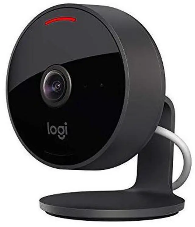 Alt view image 16 of 20 - Logitech 961-000489 Indoor HD Network Camera - Graphite - 15 ft Infrared Night Vision - Table Mount, Shelf Mount, Wall Mount, Ceiling Mount - Apple HomeKit Supported - IP64 - Water Proof