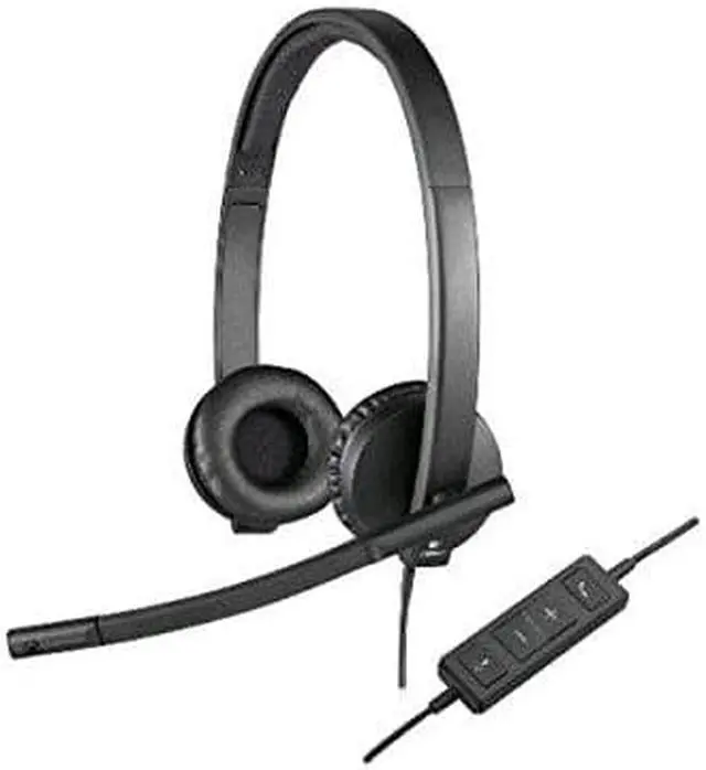 Alt view image 4 of 4 - Logitech USB H570e Corded Double_Ear Headset _981_000574_