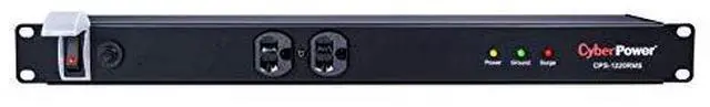 Alt view image 12 of 12 - CyberPower CPS1220RMS 15' 12 Outlets 1800 joule Surge Protector
