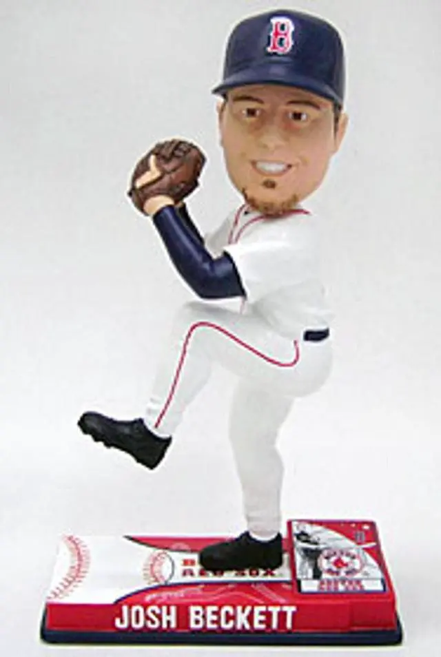 Main image of Boston Red Sox Josh Beckett Forever Collectibles On Field Bobblehead CO