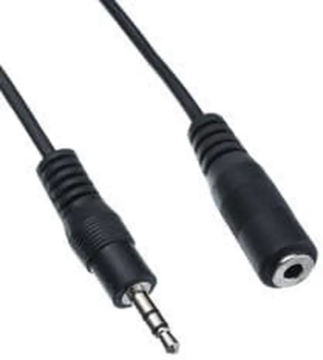 Alt view image 2 of 2 - Cable Wholesale 3.5mm Stereo Extension Cable, 3.5mm Male to 3.5mm Female, 6 foot