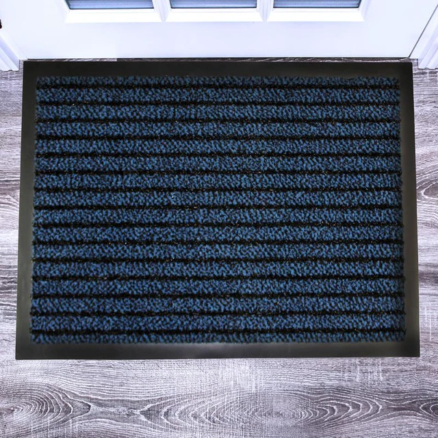Alt view image 7 of 7 - Floortex Home / Office Decor Pad / Carpet Doortex Ultimat Blue Door Mat - 32" x 48"
