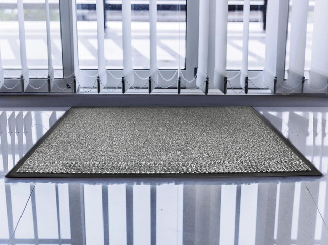 Alt view image 6 of 6 - Floortex Home / Office Decor Pad / Carpet Doortex Advantagemat Gray Door Mat - 48" x 70"