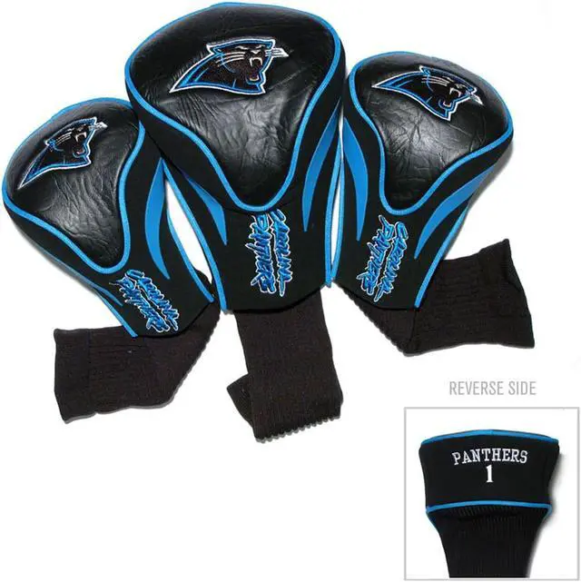 Alt view image 8 of 8 - Team Golf 3-Pack of Club Covers (Carolina) Headcover
