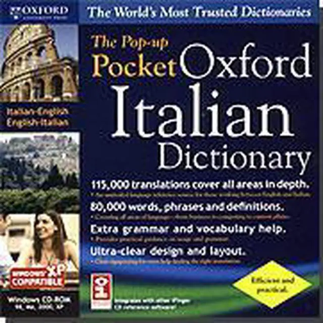 Alt view image 2 of 3 - The Pop-Up Pocket Oxford Italian Pocket Dictionary for Windows