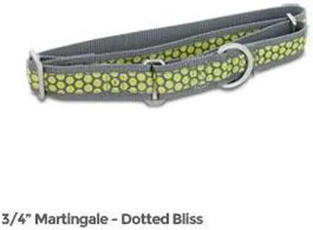 Alt view image 2 of 2 - PetSafe Fido Finery Martingale Style Collar (3/4" Medium, Dotted Bliss)