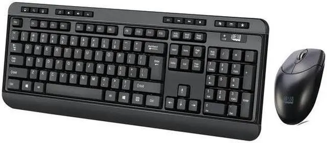 Alt view image 16 of 18 - ADESSO WKB-1320CB ANTIMICROBIAL WIRELESS DESKETOP KEYBOARD & MOUSE COMBO