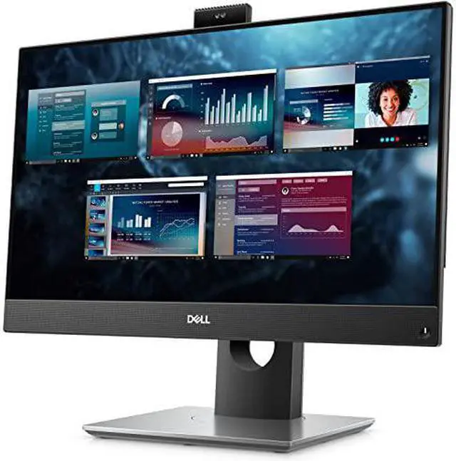 Alt view image 16 of 16 - Dell OptiPlex 5000 5490 All-in-One Computer - Intel Core i7 10th Gen i7-10700T Octa-core (8 Core) 2 GHz - 16 GB RAM DDR4 SDRAM - 256 GB M.2 PCI Express NVMe SSD - 23.8" Full HD 1920 x 1080 - Desk