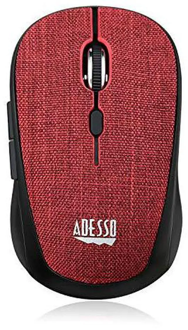 Alt view image 17 of 17 - Adesso iMouse S80R Mini Wireless 5-Button Fabic Mouse Red