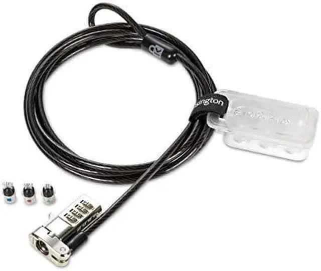 Alt view image 11 of 11 - Kensington Universal 3-in-1 Combination Laptop Lock K62316WW