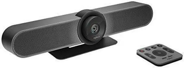 Alt view image 3 of 8 - Logitech MeetUp Video Conferencing System, Ultra HD 4K/1080p/720p, 3 Microphones/Adjustable Speakers, Wide Field of View 120°, PC/Mac/Laptop/Macbook/Tablet - Black