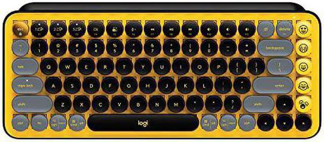 Alt view image 2 of 10 - Logitech POP Keys Wireless Mechanical Keyboard w/ Customizable Emoji Keys