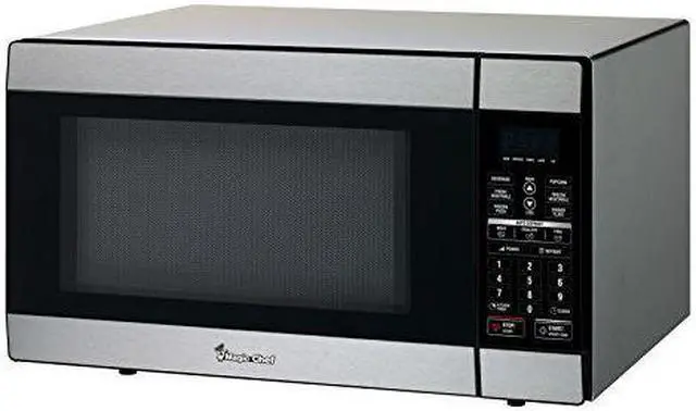 Alt view image 11 of 11 - MAGIC MCD1811ST 1.8 Cu Ft Countertop Microwave 1100 Watt with Digital Touch, Stainless Steel