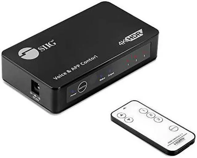Alt view image 7 of 15 - SIIG 3x1 4K HDMI 2.0 Switch with IR & Voice APP Control CE-H27211-S1