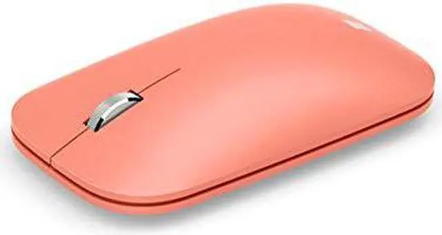 Alt view image 7 of 12 - Microsoft Mobile Mouse - Peach. Comfortable Right/Left Hand Use with Metal Scroll Wheel, Wireless, Bluetooth for PC/Laptop/Desktop, works with Mac/Windows 8/10/11 Computers