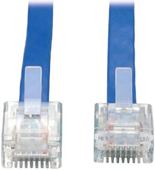 Alt view image 7 of 10 - Tripp Lite Cisco Console Replacement Rollover Cable (M/M ), RJ45, 32AWG,  6' (N205-006-BL-FCR)
