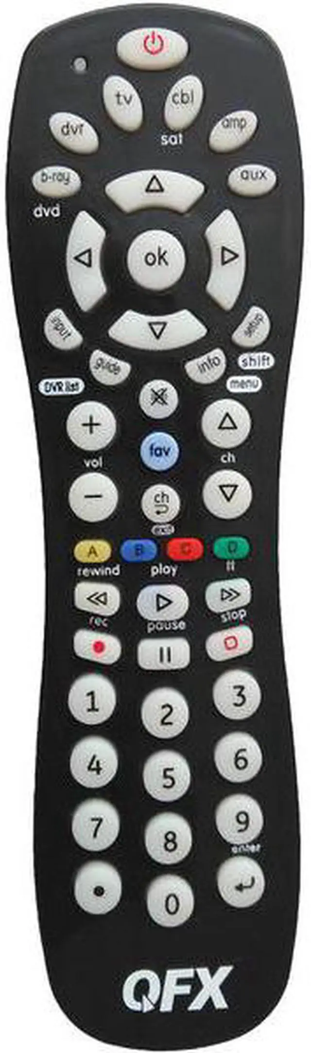 Alt view image 3 of 3 - QFX REM-6 6 IN 1 UNIVERSAL REMOTE CONTROL