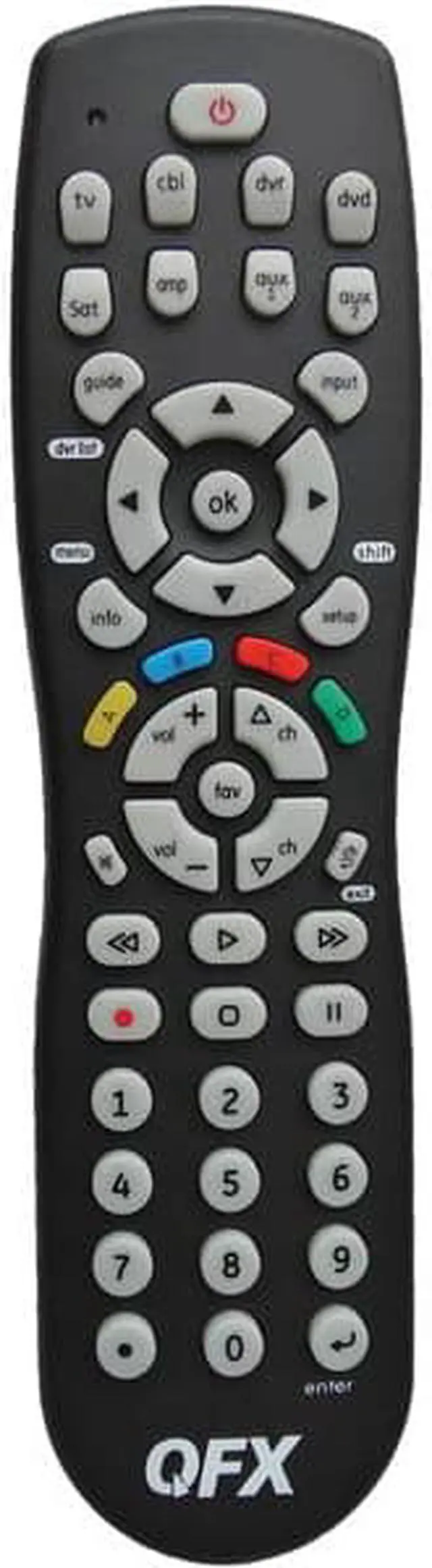 Alt view image 6 of 8 - QFX REM-8 8 IN 1 UNIVERSAL REMOTE CONTROL
