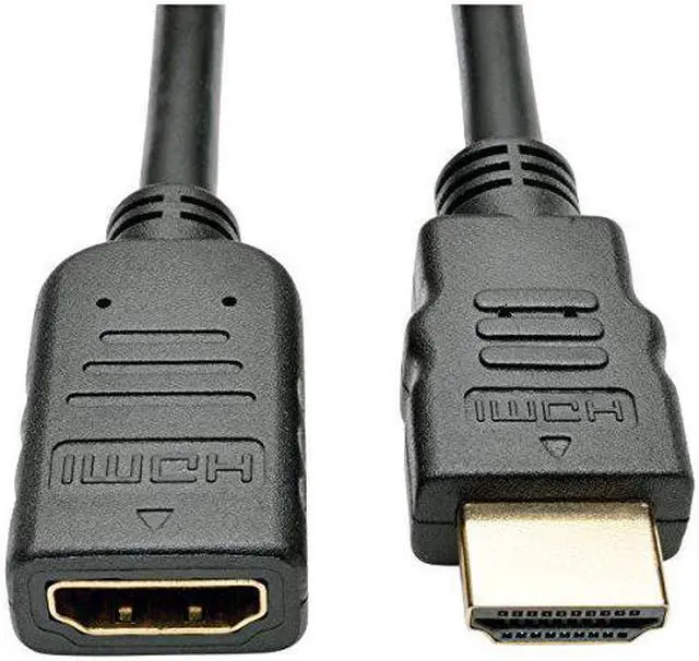 Alt view image 4 of 9 - Tripp Lite High-Speed HDMI Extension Cable with Ethernet and Digital Video with Audio, Ultra HD 4K x 2K (M/F), 6 ft. (P569-006-MF)