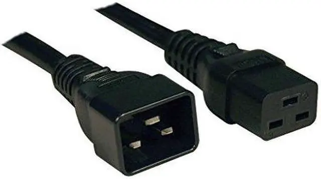 Alt view image 14 of 19 - Tripp Lite Heavy-Duty Power Extension Cord, 15A, 14 AWG (IEC-320-C19 to IEC-320-C20), 6 ft. (1.8 m) (P036-006-15A)