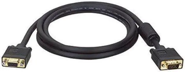 Alt view image 5 of 12 - Tripp Lite VGA Coax High-Resolution Monitor Extension Cable with RGB Coax (HD15 M/F), 2048 x 1536 1080p, 15 ft. (P500-015 )