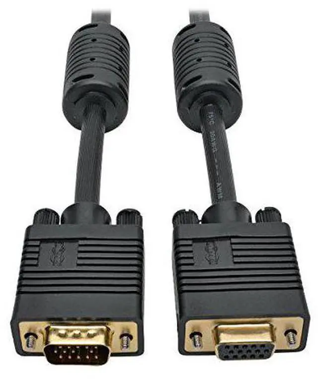 Alt view image 11 of 20 - Tripp Lite P500-003 Vga Monitor Extension Cable Coax High Resolution M/F 1080P 3Ft 3 - Vga Extension Cable - Hd-15 (Vga) (M) To Hd-15 (Vga) (F) - 3 Ft - Molded, Thumbscrews - Black