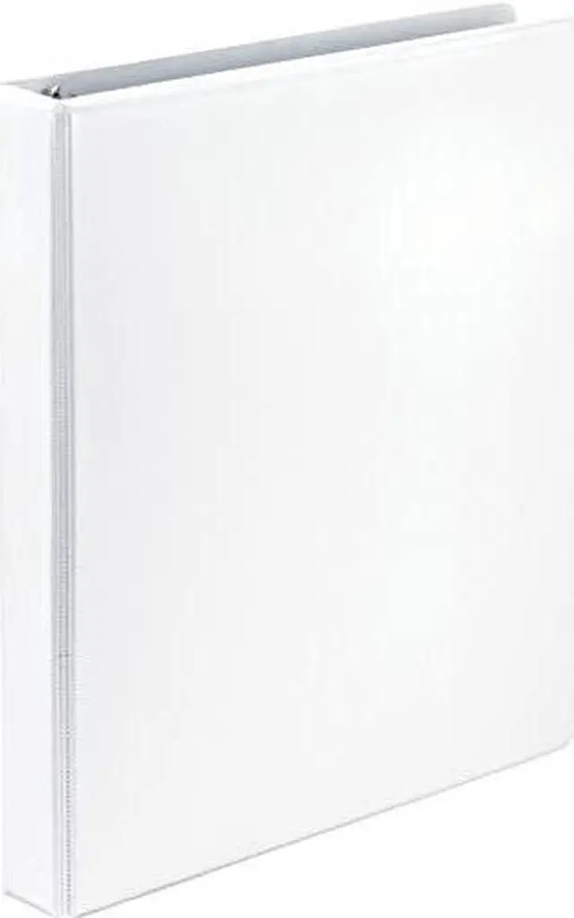 Alt view image 5 of 8 - Samsill Economy 1" 3 Round Ring View Binder 12 Pack White I008537C