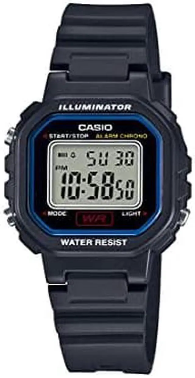 Alt view image 8 of 10 - Casio LA20WH-1C WoMens Classic Quartz Resin Casual Watch - Black