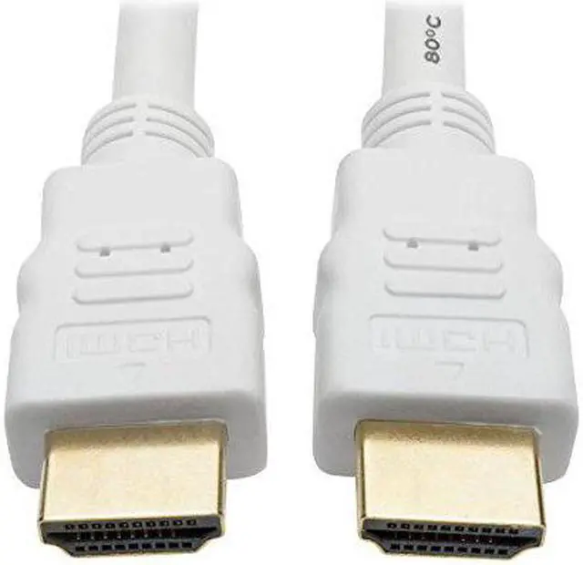 Alt view image 10 of 20 - Tripp Lite P568-010-WH High-Speed HDMI 4K Cable (M/M), White, 10 ft.