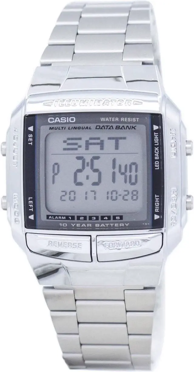 Alt view image 10 of 17 - Casio DB360-1A 30 Page Multilingual Databank Watch
