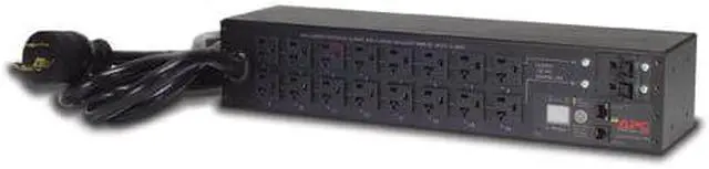 Alt view image 9 of 14 - APC Rack PDU, Switched, 2U, 30A, 120V, (16)5-20 Black