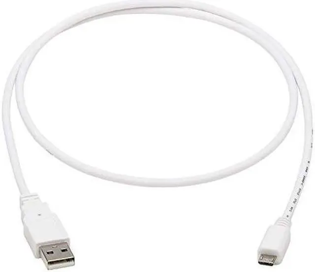 Alt view image 11 of 14 - Tripp Lite U050AB-003-WH 3 ft. White Safe-IT USB-A to USB Micro-B Antibacterial Cable (M/M), USB 2.0, White, 3-ft. (0.91 m)