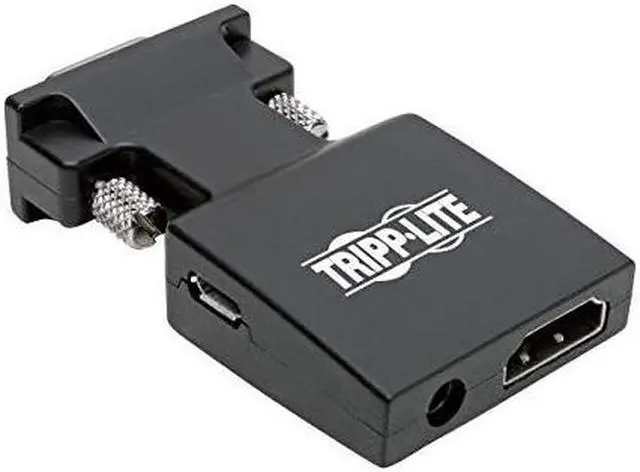 Alt view image 10 of 14 - Tripp Lite HDMI to VGA Active Converter with Audio (F/M), 1920 x 1200 (1080p) @ 60 Hz