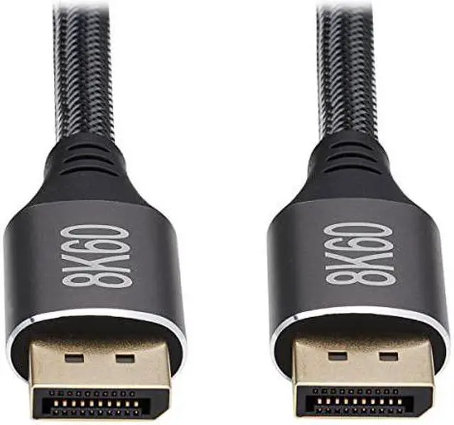Alt view image 13 of 13 - Tripp Lite P580-003-8K6 Displayport A/V Cable