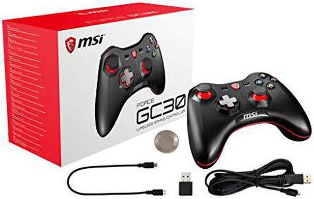 Alt view image 8 of 8 - MSI AC Force GC30 GAMING Controller WL 2m USB PC Android devices PS3 Lithium
