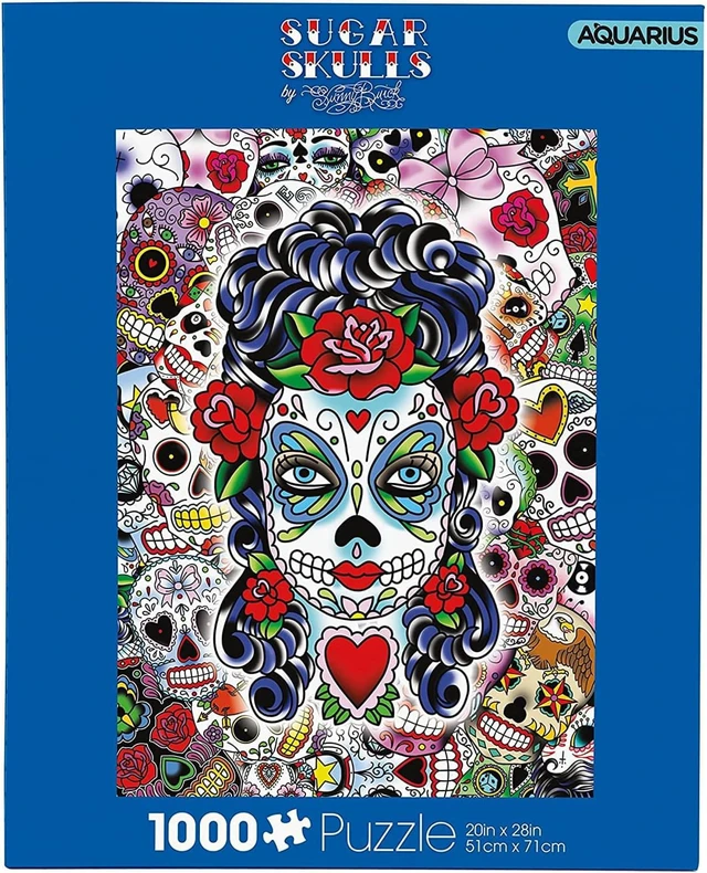 Main image of Sugar Skulls 1000 Piece Jigsaw Puzzle