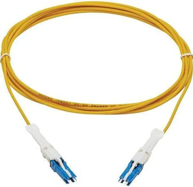 Alt view image 7 of 7 - Tripp Lite 3m 400Gb Duplex Singlemode 8.3/125 OS2 Fiber Optic Cable, Yellow
