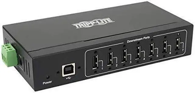 Alt view image 12 of 20 - USB 20 HUB INDUSTRIAL 7PORT 15KV ESD
