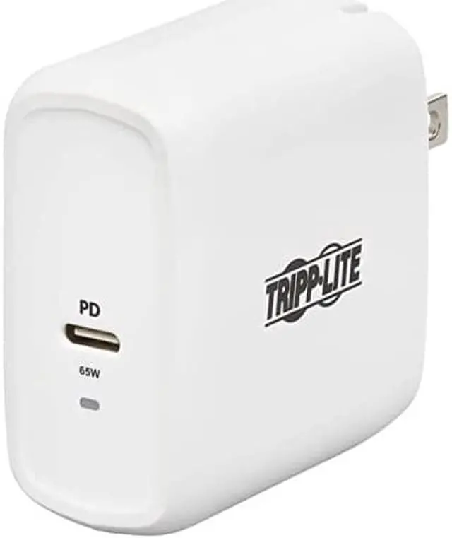 Alt view image 9 of 11 - Tripp Lite Compact USB-C Wall Charger - GaN Technology, 65W PD Charging, White