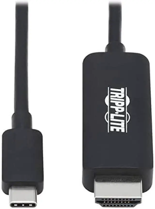 Alt view image 9 of 16 - Tripp Lite U444-006-HBE USB-C to HDMI Adapter Cable M/M Black 6 ft. U444006HBE