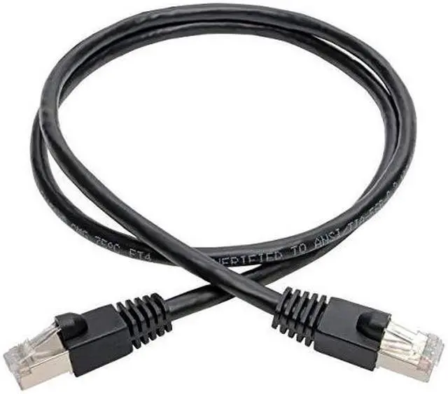 Alt view image 4 of 4 - Tripp Lite Cat.6a STP Patch Network Cable - 2 ft Category 6a Network Cable for Network Device, Switch, Hub, Patch Panel, Router, Modem, VoIP Device, Surveillance Camera, Server, PoE-enabled Device - F